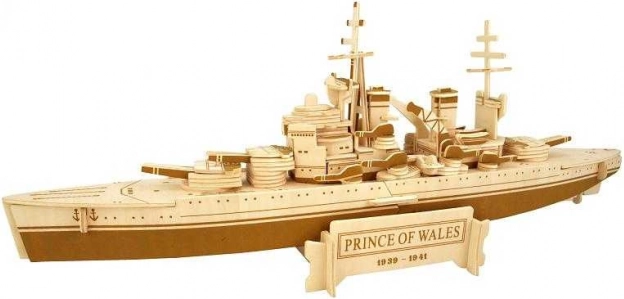 Træ 3D-puslespil slagskib Prince of Wales