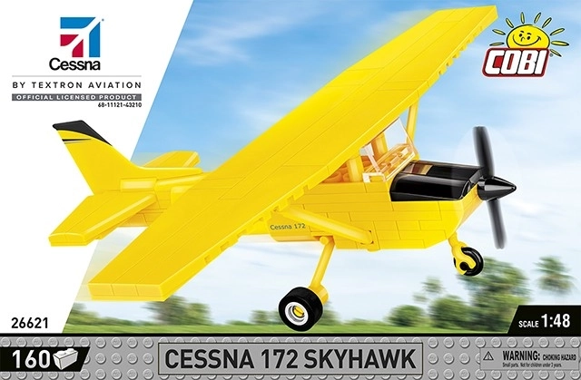 Cessna 172 Skyhawk byggesæt gul