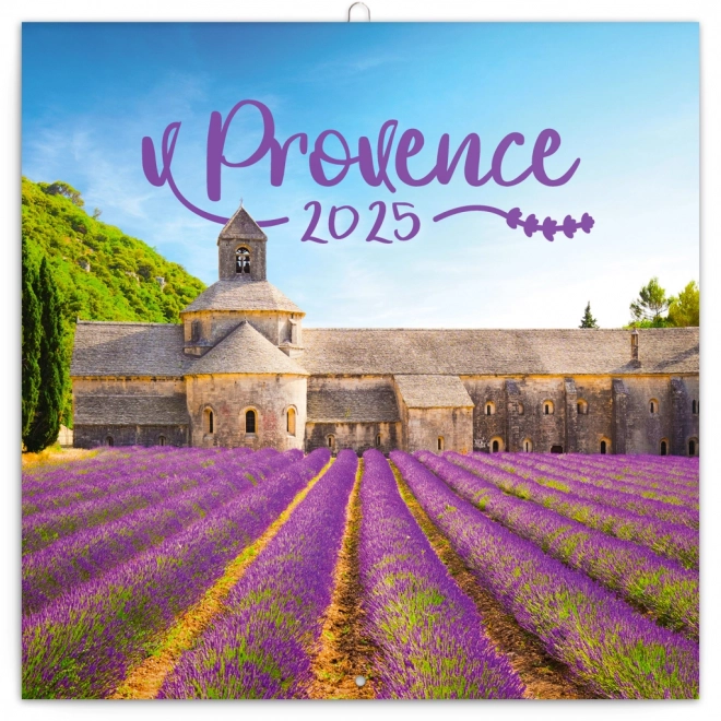 NOTIQUE Notatkalender Provence 2025, duftende, 30 x 30 cm