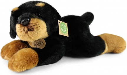 plysdyr hund rottweiler liggende 30 cm miljøvenlig