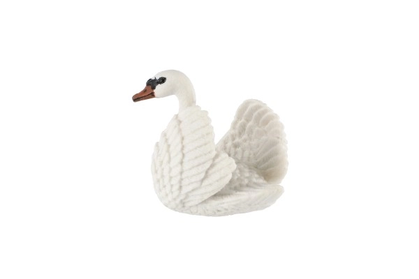 Stor svane zooted plast 7cm i pose