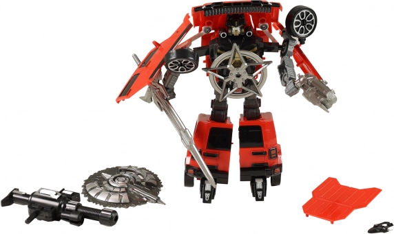 Transformer-robot – rød og sort