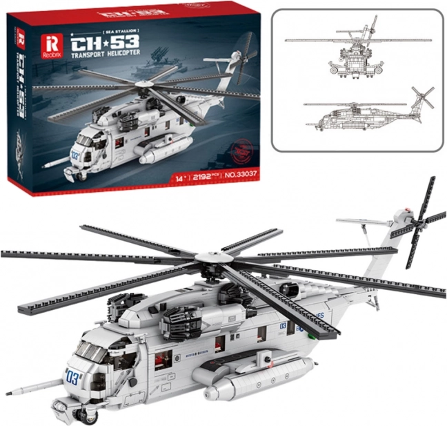 Byggesæt transporthelikopter CH-53 – 2192 dele