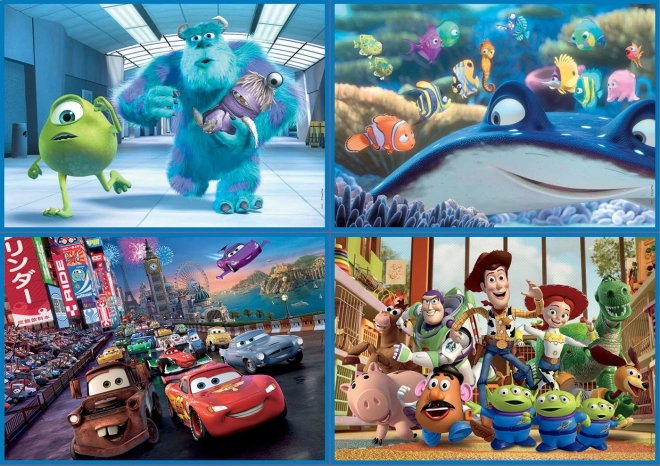 EDUCA Puslespil Disney Pixar Mix 4i1 (50,80,100,150 brikker)
