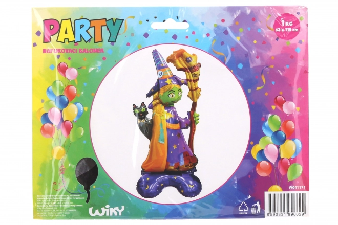Oppustelig ballon heks 63x115 cm