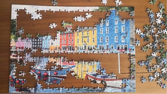 Puzzle Tobermory, Skotland 1000 brikker