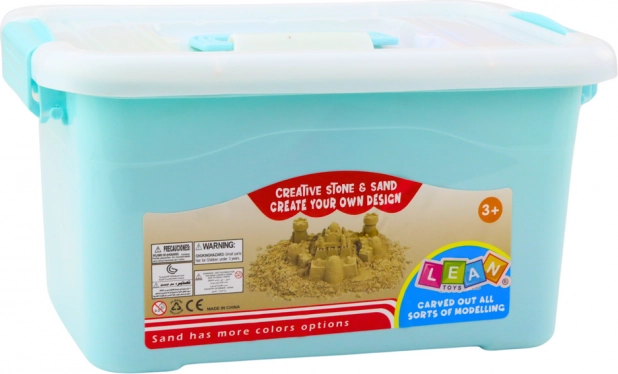 Sæt af magisk sand 3kg med tilbehør, lyserød
