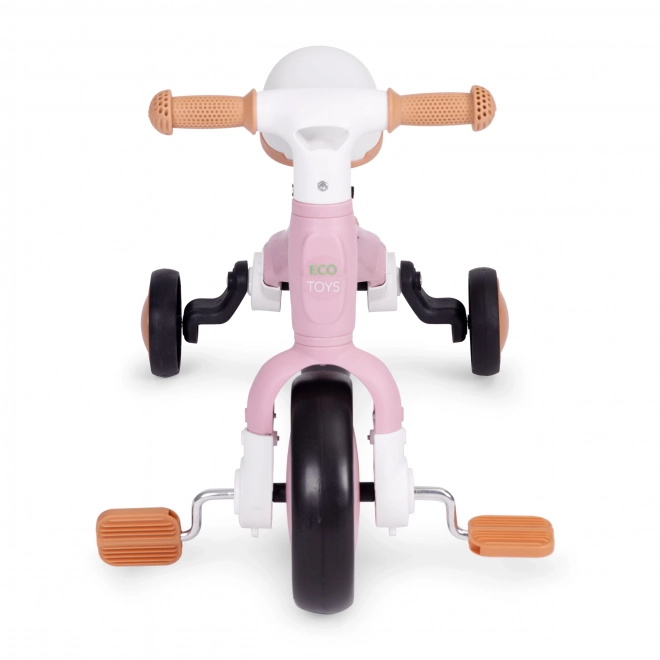 Balanceløbecykel med pedaler - træningshjul 3-i-1 ECOTOYS