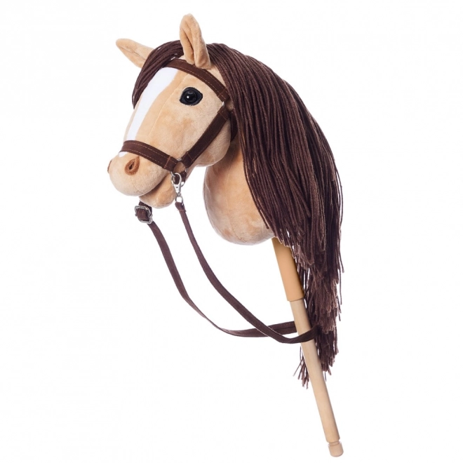 HOPPIHORSE kæphest hobby horse størrelse A3 beige