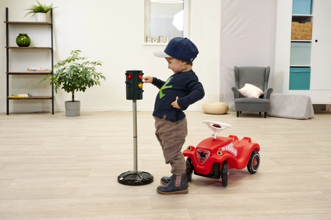 Stor trafiklys med automatisk skift af lys