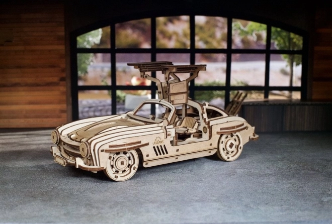 Ugears 3D mekanisk trækpuslespil Auto Winged Sports Coupe