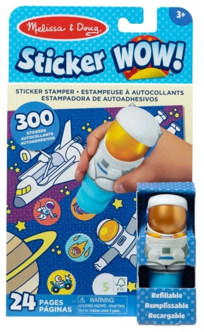 Mrkat WOW! Astronaut klistermrke