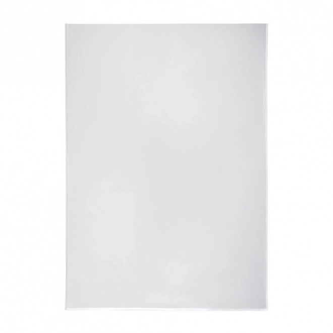Gennemsigtig A4 cover på højkant
