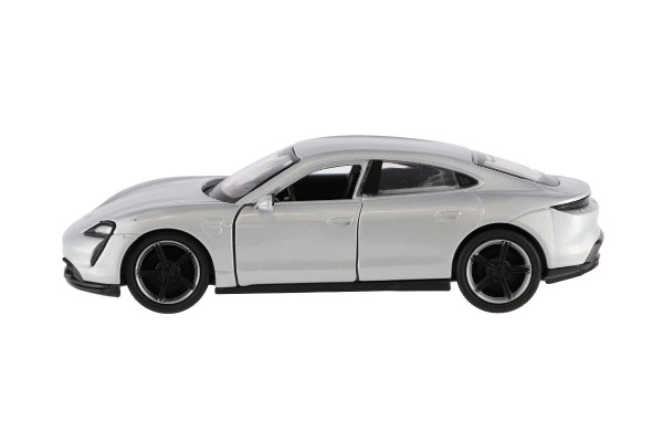 Auto Welly Porsche Taycan Turbo S metal/plast 12cm 4 farver med tilbagespoling 12 stk i kassen