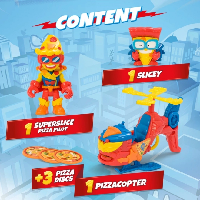 SuperThings Pizzacopter med diskudskyder