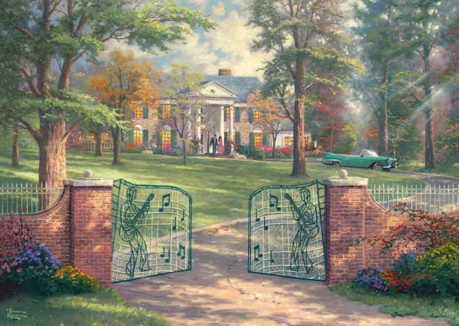 SCHMIDT puslespil Graceland: Halvtredsårs jubilæum 1000 brikker