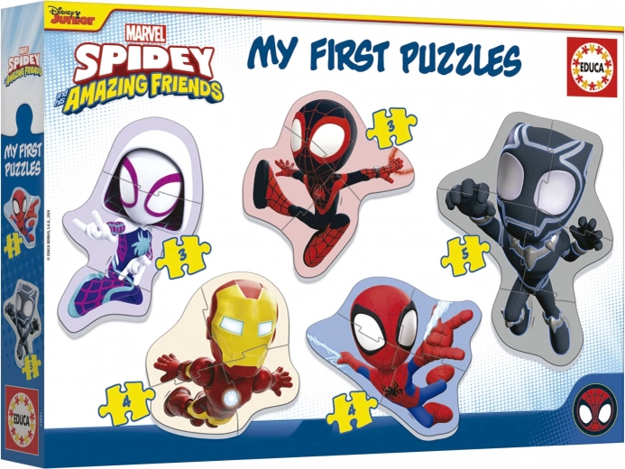 Educa baby puslespil Spidey og hans fantastiske venner 5-i-1 (3–5 brikker)