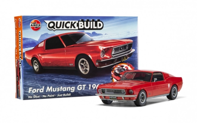 Hurtig samlende plastikmodel Ford Mustang GT 1968