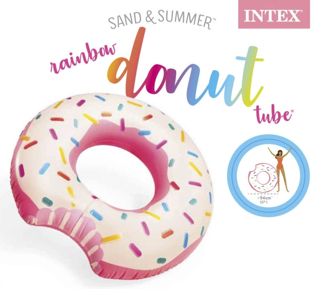 Oppustelig donut-ring 1,07m x 99cm