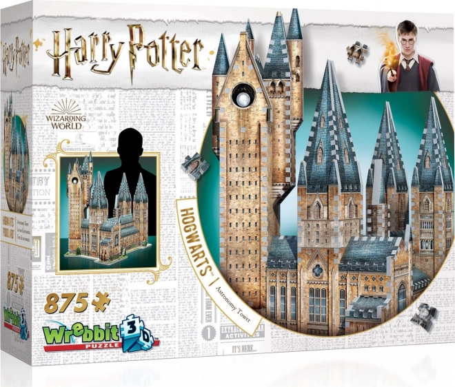 WREBBIT 3D puslespil Harry Potter: Hogwarts, Astronomitårn 875 brikker