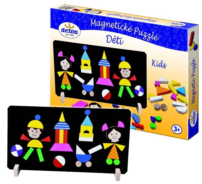 Magnetisk puslespil - børn