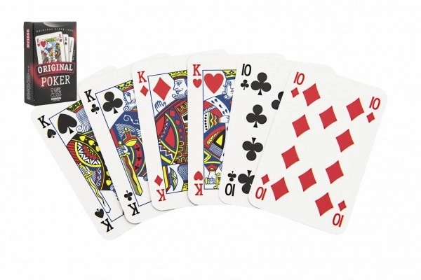 Poker selskabsspil kort i papæske 6x9cm