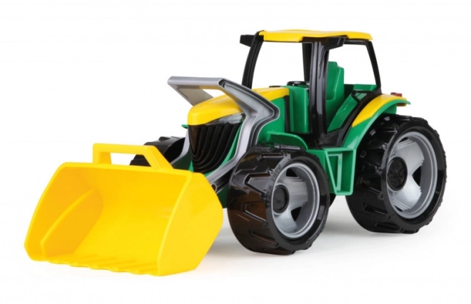 Børnetraktor med skovl Grøn-gul