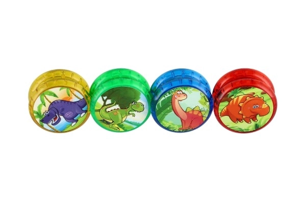 Jojo dinosaurer lyser plast 6cm med batteri mix arter 12 stk i boks