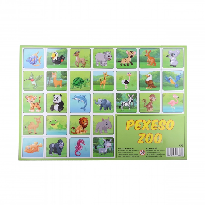 Pexeso Zoo illustreret