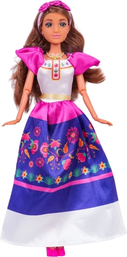 Stilfuld blomstret kjole