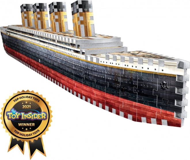 3D puslespil Titanic fra Wrebbit, 440 stykker