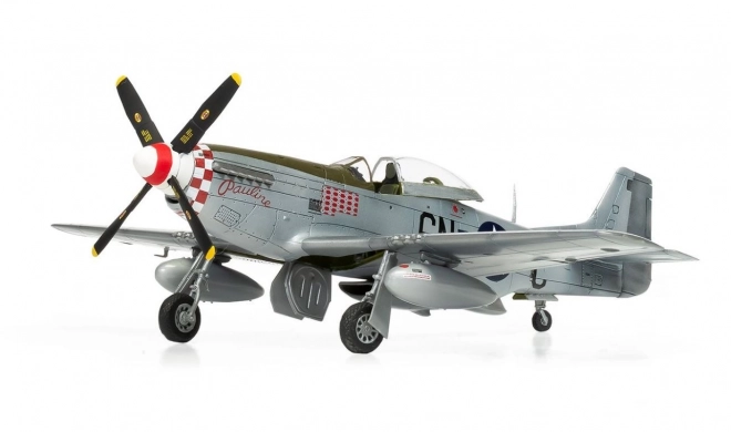 Plastmodel af flyvemaskine North American P-51D Mustang