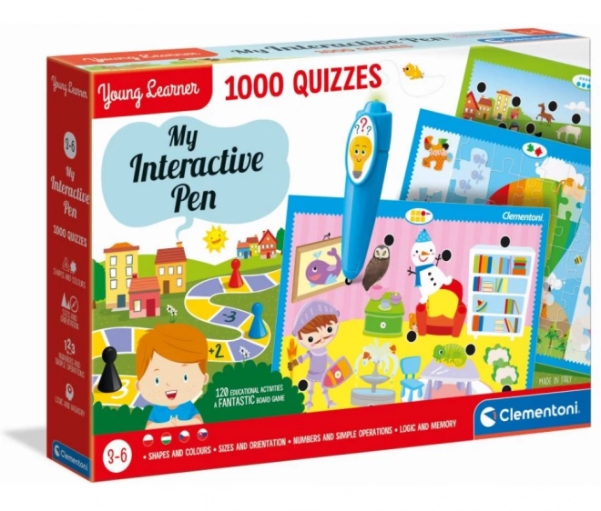 CLEMENTONI Læringsspil: Min interaktive pen 1000 quizzes