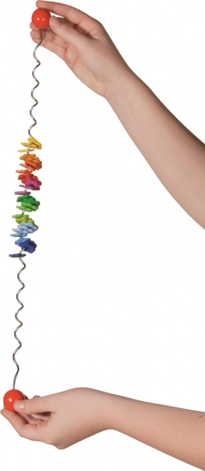 GOKI Spiral med regnbueblomster