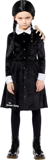 Børnekostume Wednesday 12-14 år
