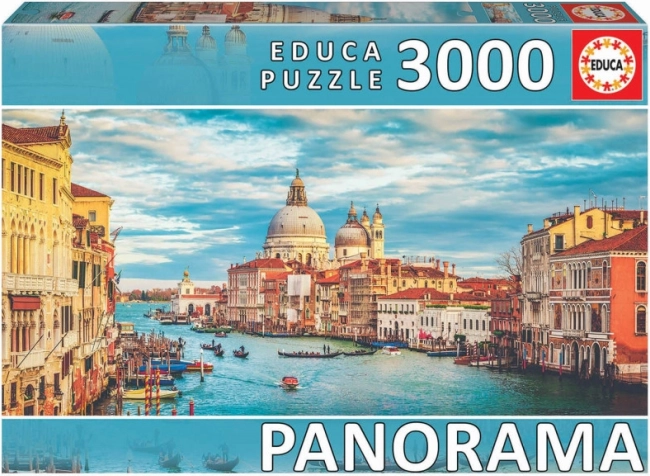 Panoramapuslespil Canal Grande, Venedig 3000 brikker