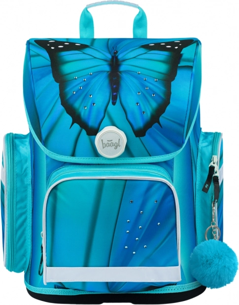 Skoleaktetaske BAAGL Ergo Butterfly