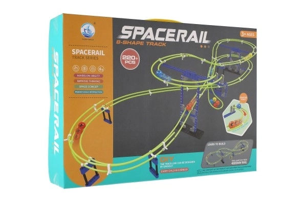Kuglebane spacerail plast 220 stk i kassen 39x28x7 cm