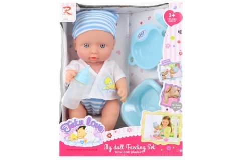 Baby med lyde og tilbehør