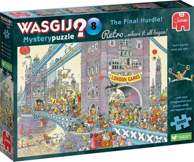 JUMBO puslespil WASGIJ Mystery 8: Den sidste forhindring 1000 brikker