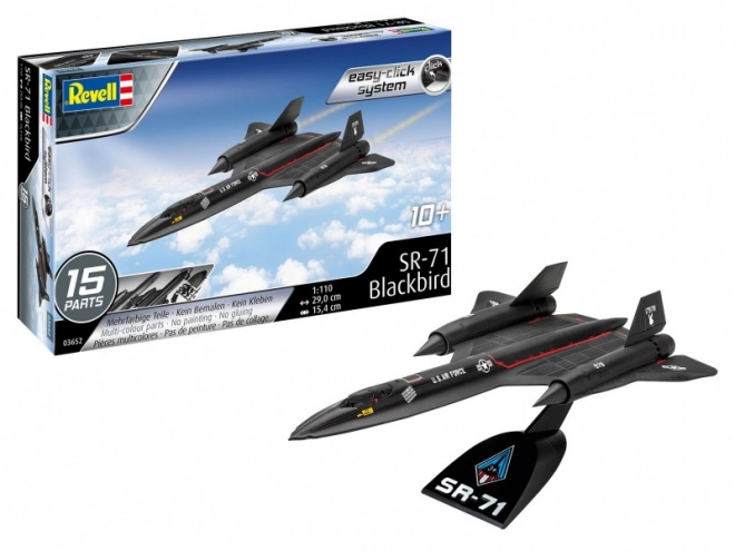 Plastikmodel SR-71 Blackbird Easy-Click 1/110