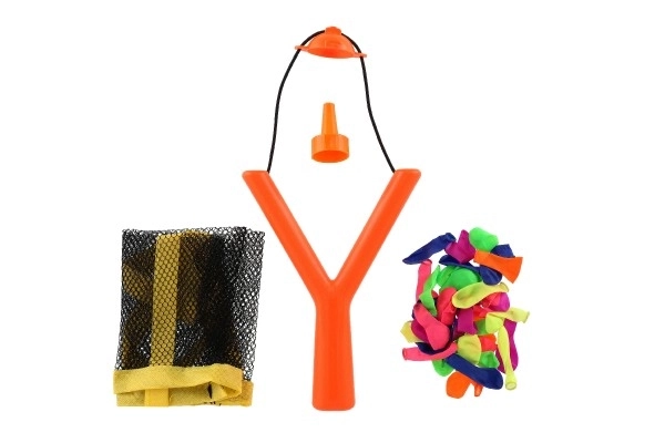 Slynge med vandbomber/balloner 36 stk. plast 14x19cm 2 farver i pose