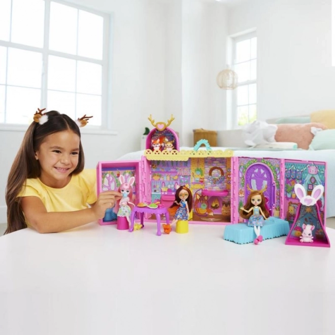 Enchantimals Venskabshus med møbler og tilbehør