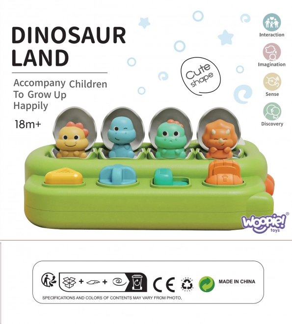 Uddannelseslegetøj Woopie hoppe dinosaurer