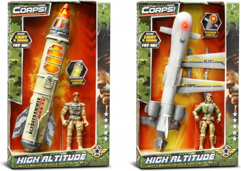 The Corps militærsæt med figur og effekter