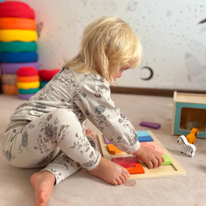 Uddannelsesmæssig Montessori-boks til børn i alderen 31-36 måneder