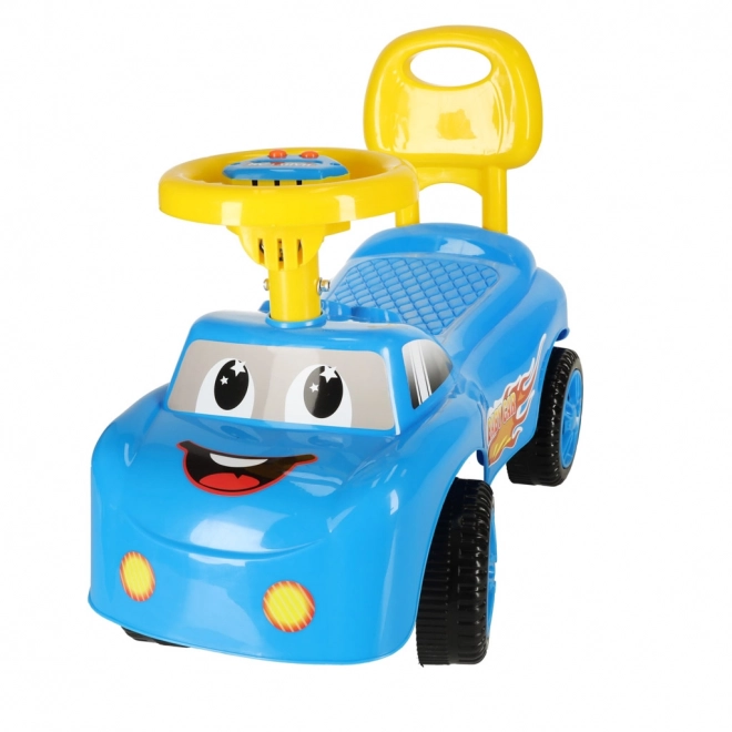 Smile gåvogn bil med horn blå