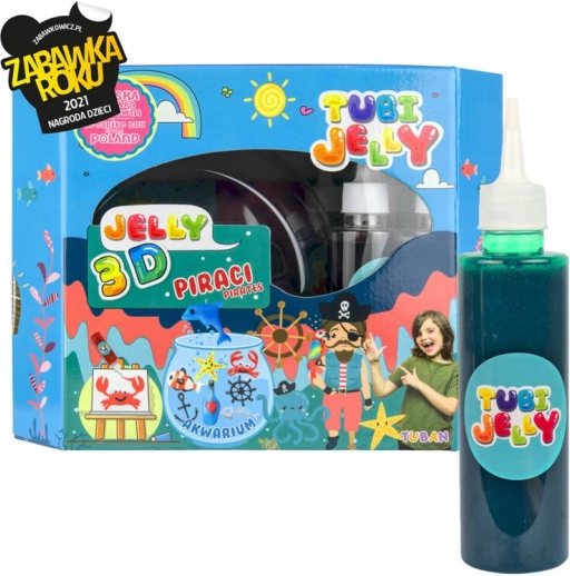 Tubi Jelly pirater 3D – stort akvarium kreativt sæt