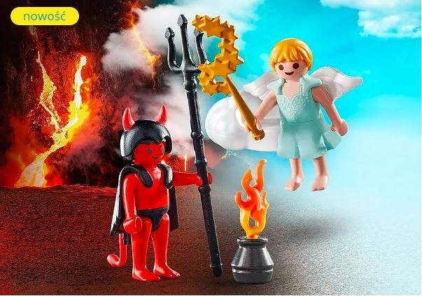 Sæt figurer Special Plus 71170 Engel og Djævel