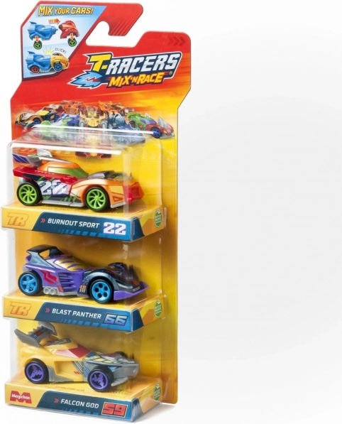 T-Racers Mix 'N Race biler 3 stk